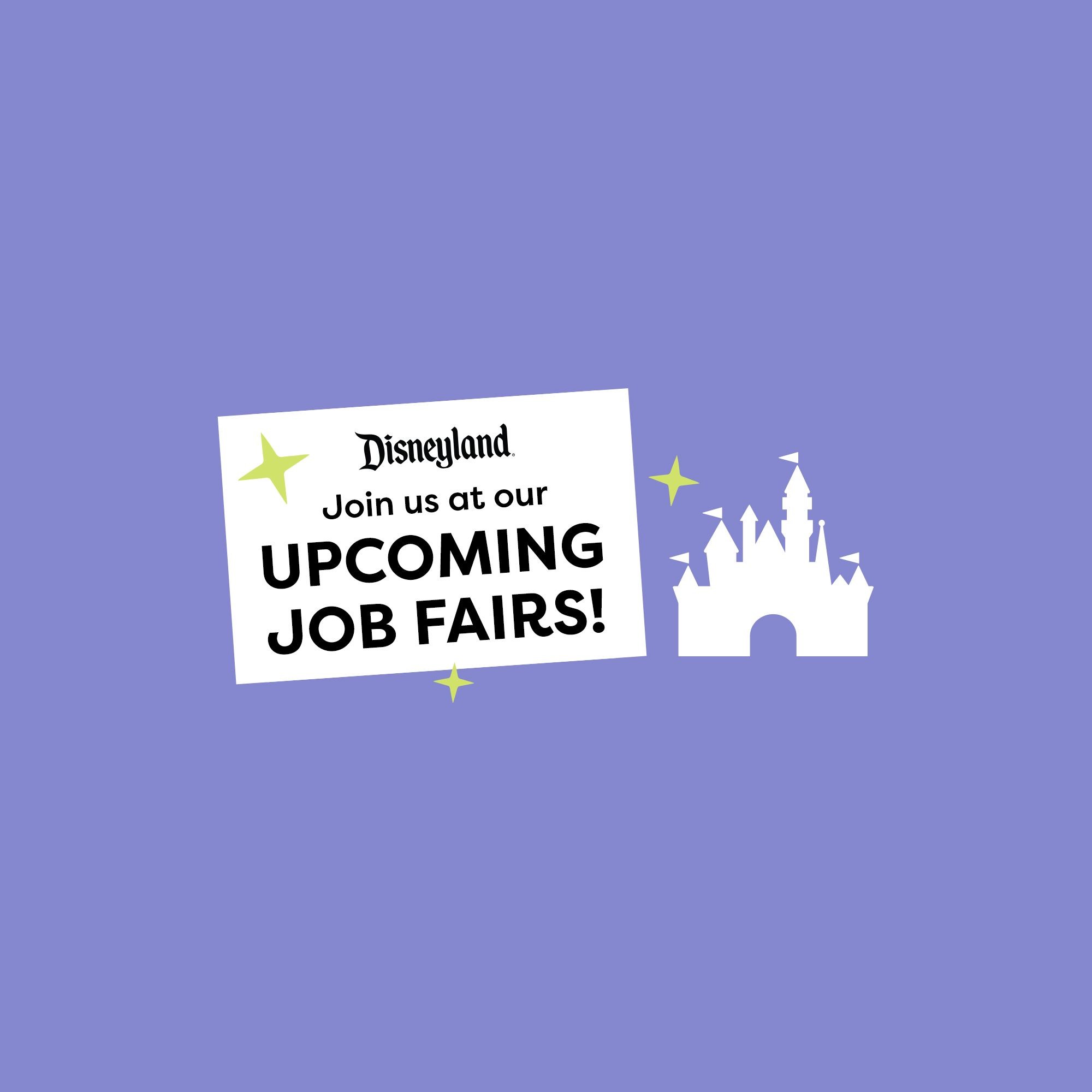 Job fair Marne La Vallée - CDD/CDI at Disneyland® Paris